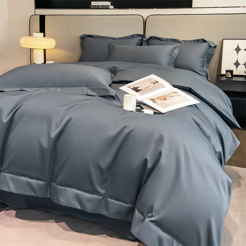 Light luxury and high-end 100-count long-staple cotton four-piece set 02