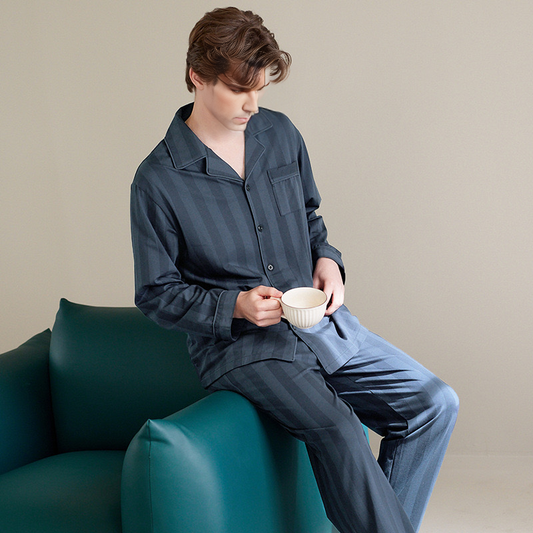 Men's pure cotton pajama set