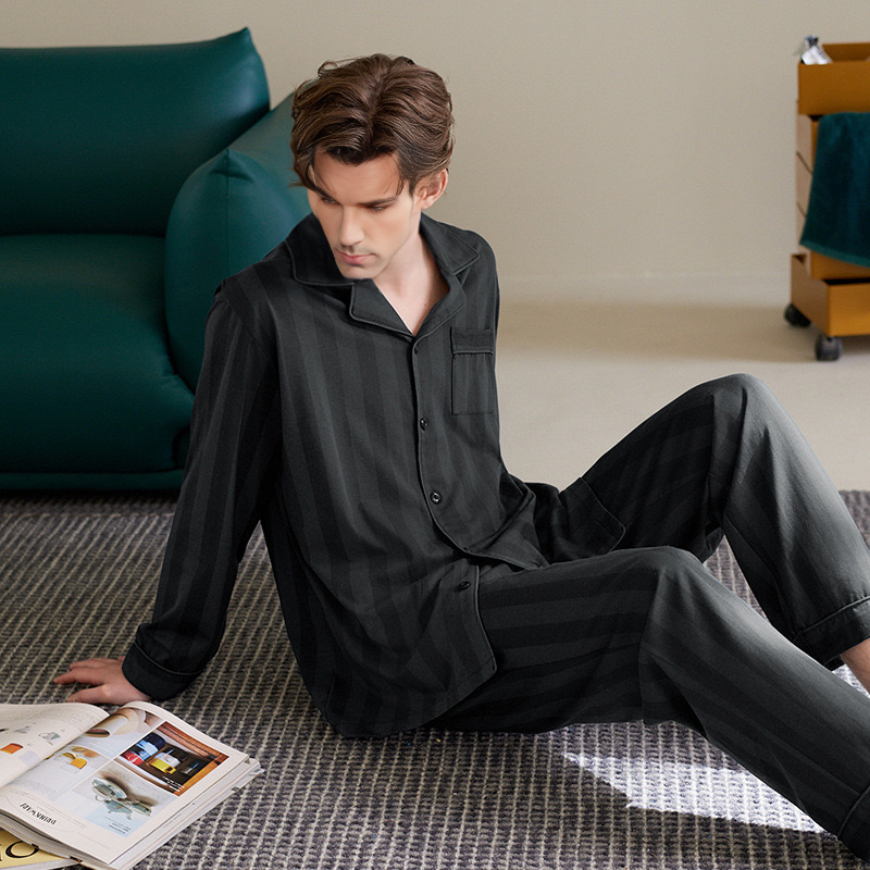 Men's pure cotton pajama set
