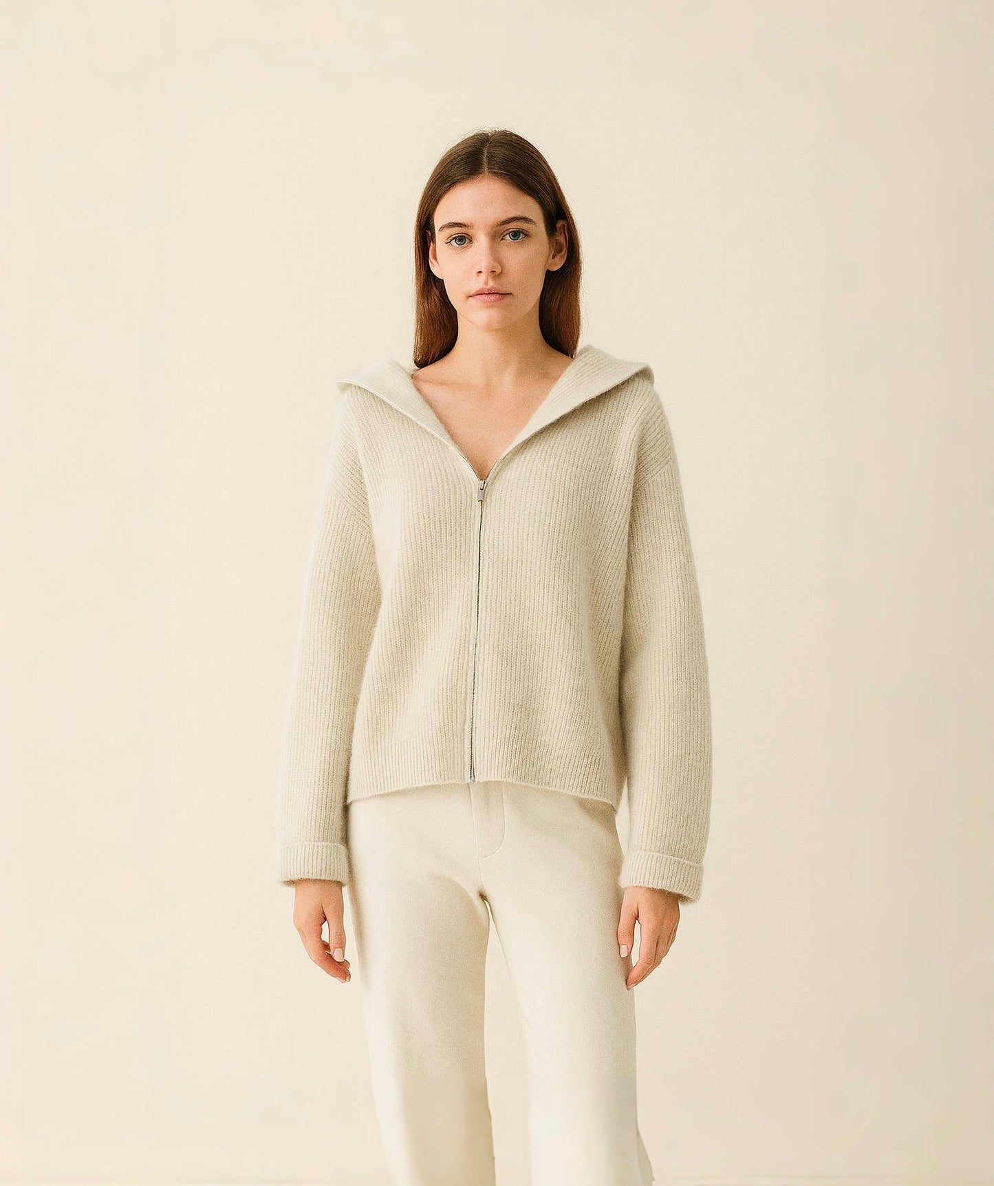 25FW Wool Sweater Jacket