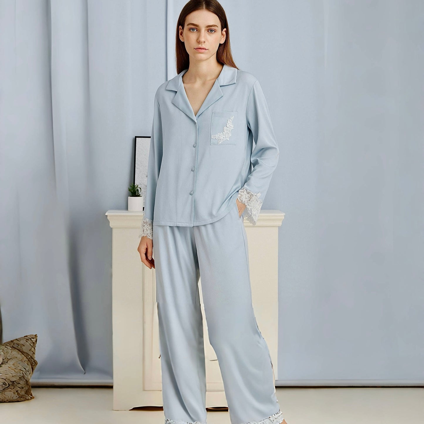 2025FW Silky Pajama Set