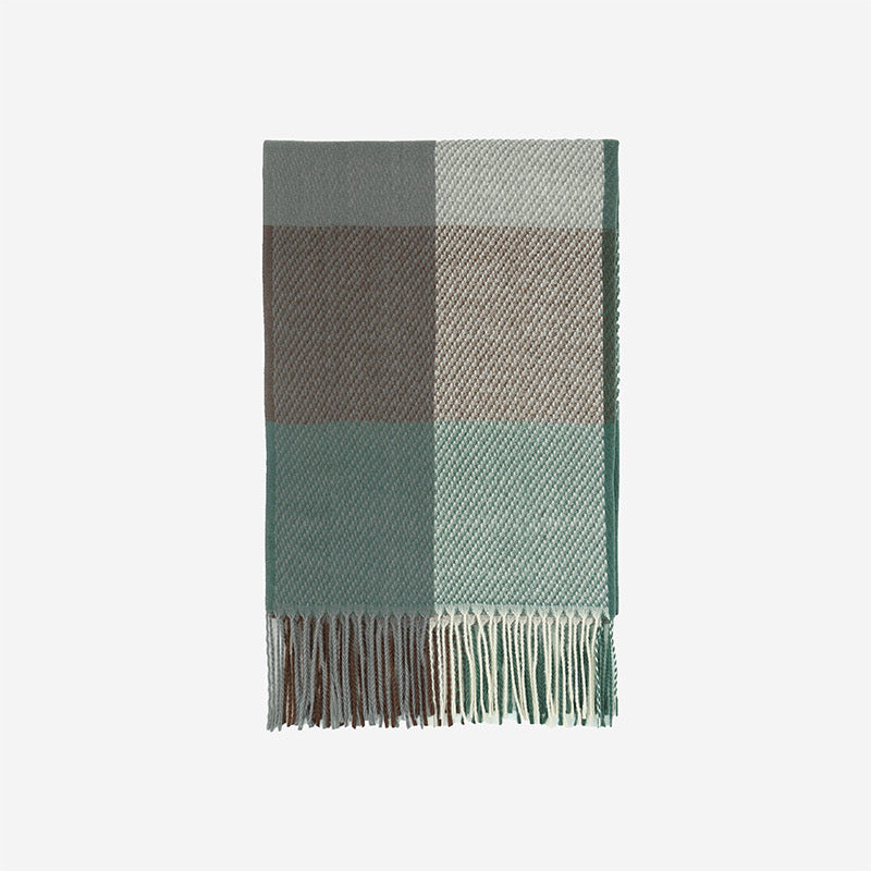 Premium Plaid Scarf - Faux Cashmere