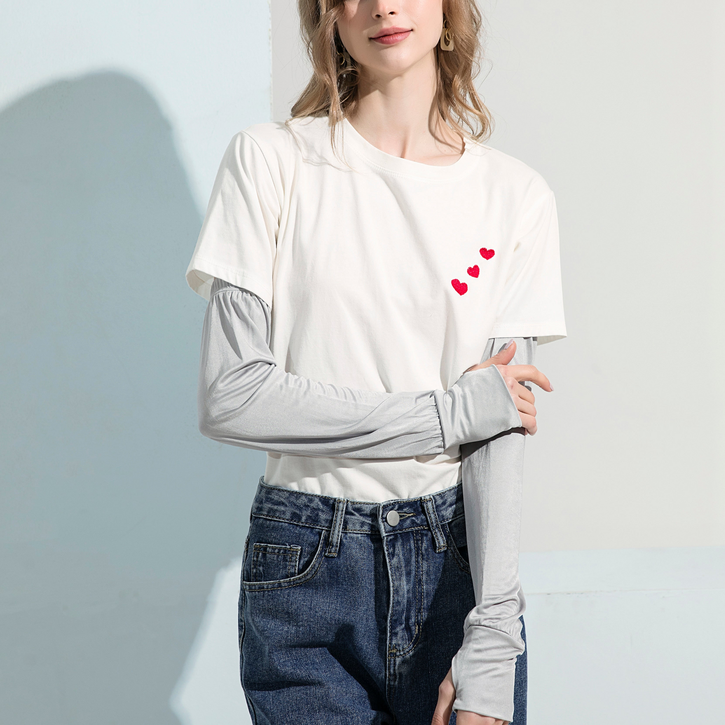 Silk-like Sun Protection Sleeves for Women