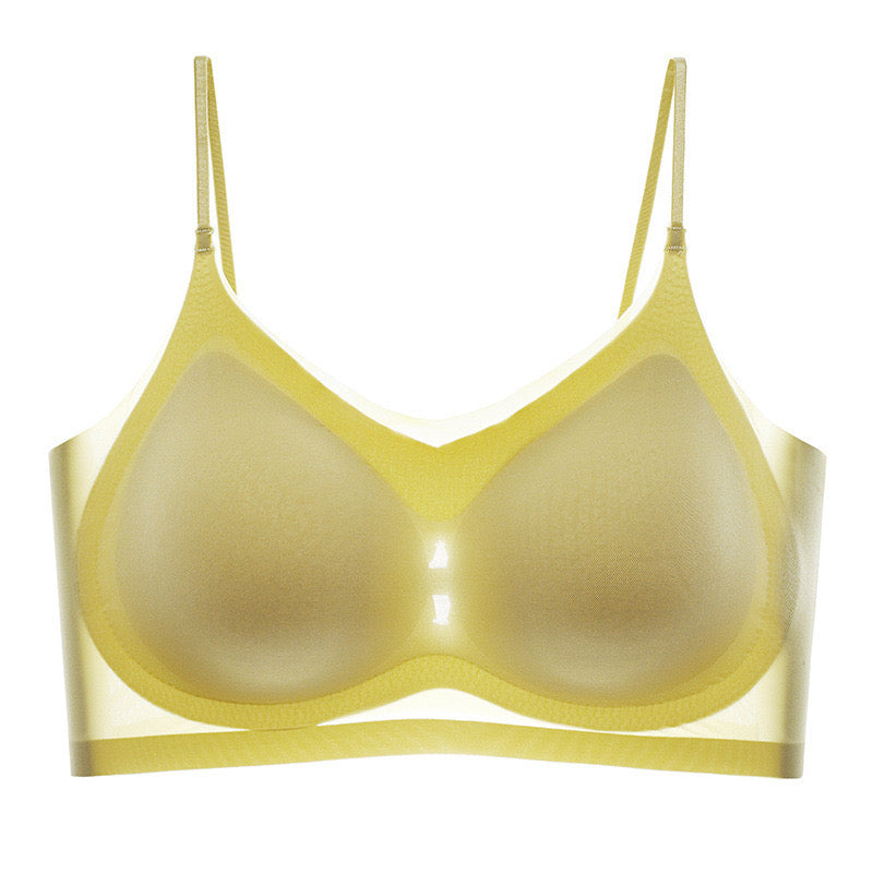 Ultra-thin Seamless Women's Underwear, Wireless Strap Bra with Comfortable Breathable Design for a Beautiful Back