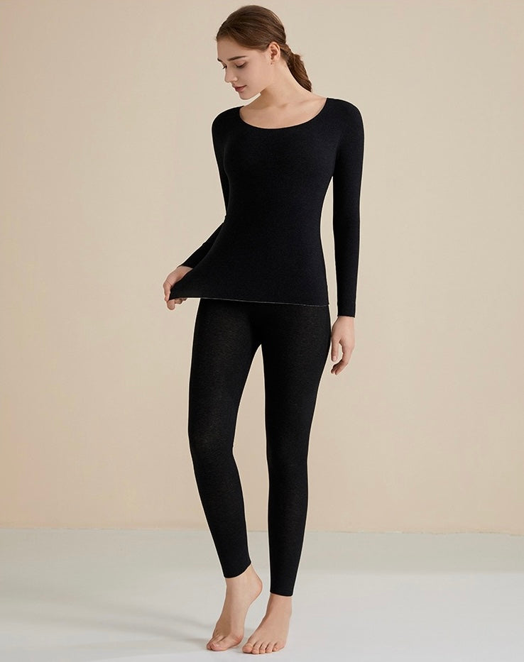 2024.1011 Double-sided Mulberry Silk Thermal Underwear Set