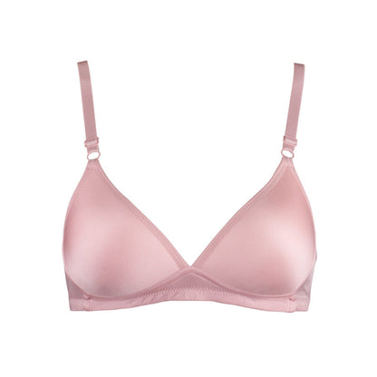 100% Simple Style Mulberry silk bra