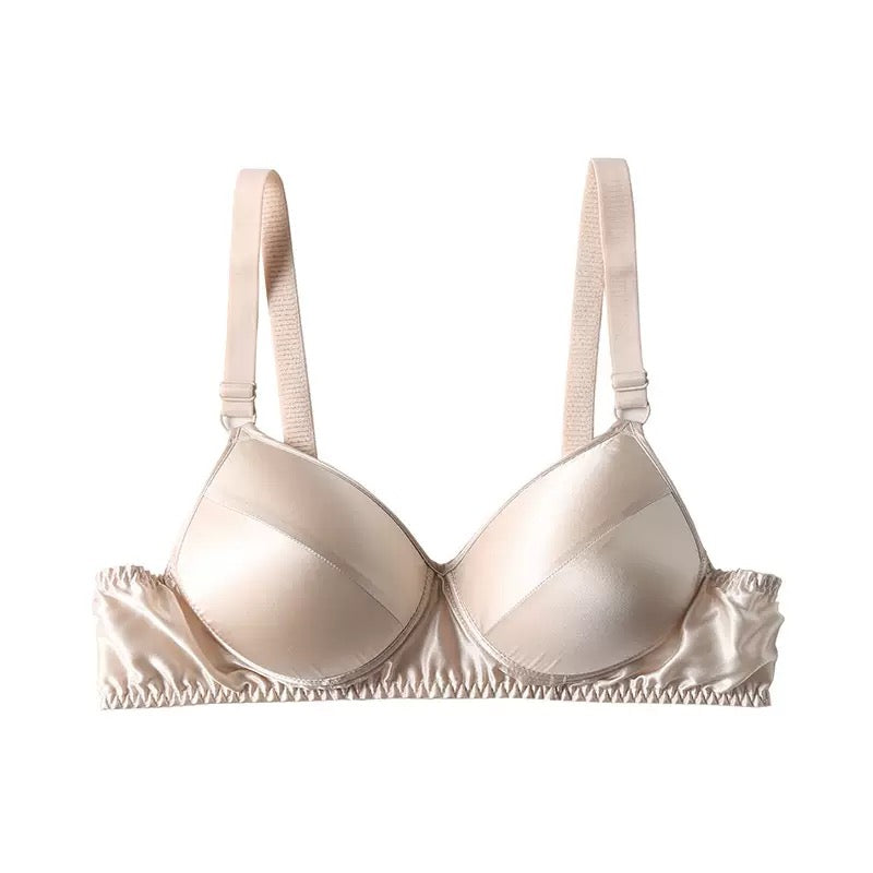 100 mulberry silk bra French-style