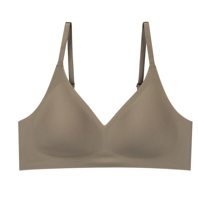 Solid Color Bra with Inner Lining of Mulberry Silk--S02