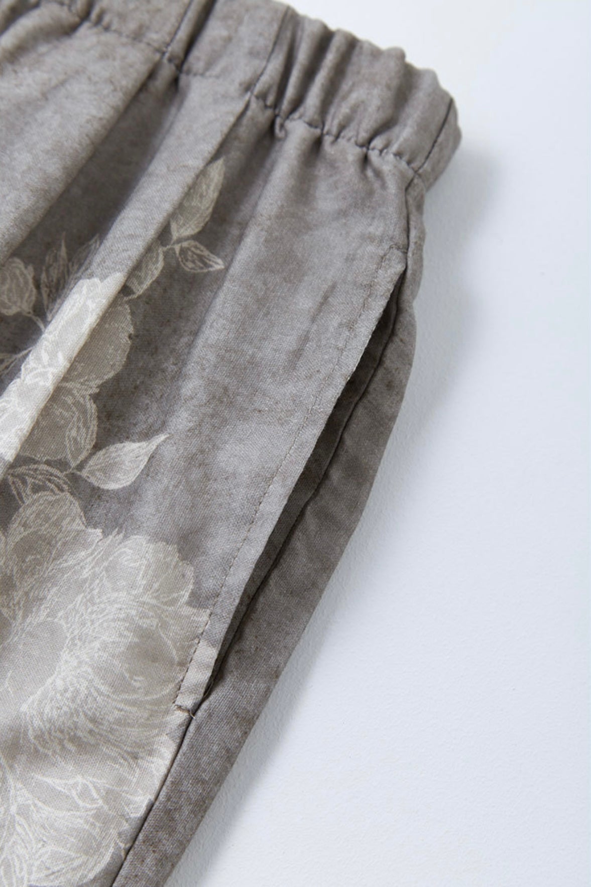 Double-Layer Cotton Gauze Print Pajama Set