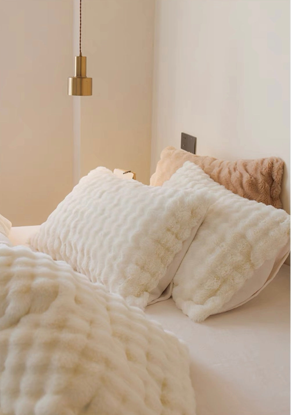 Winter luxury high-end bedding set: Double-sided plush