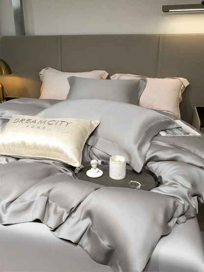 100% Tencel soft and skin-friendly four-piece bed set 06