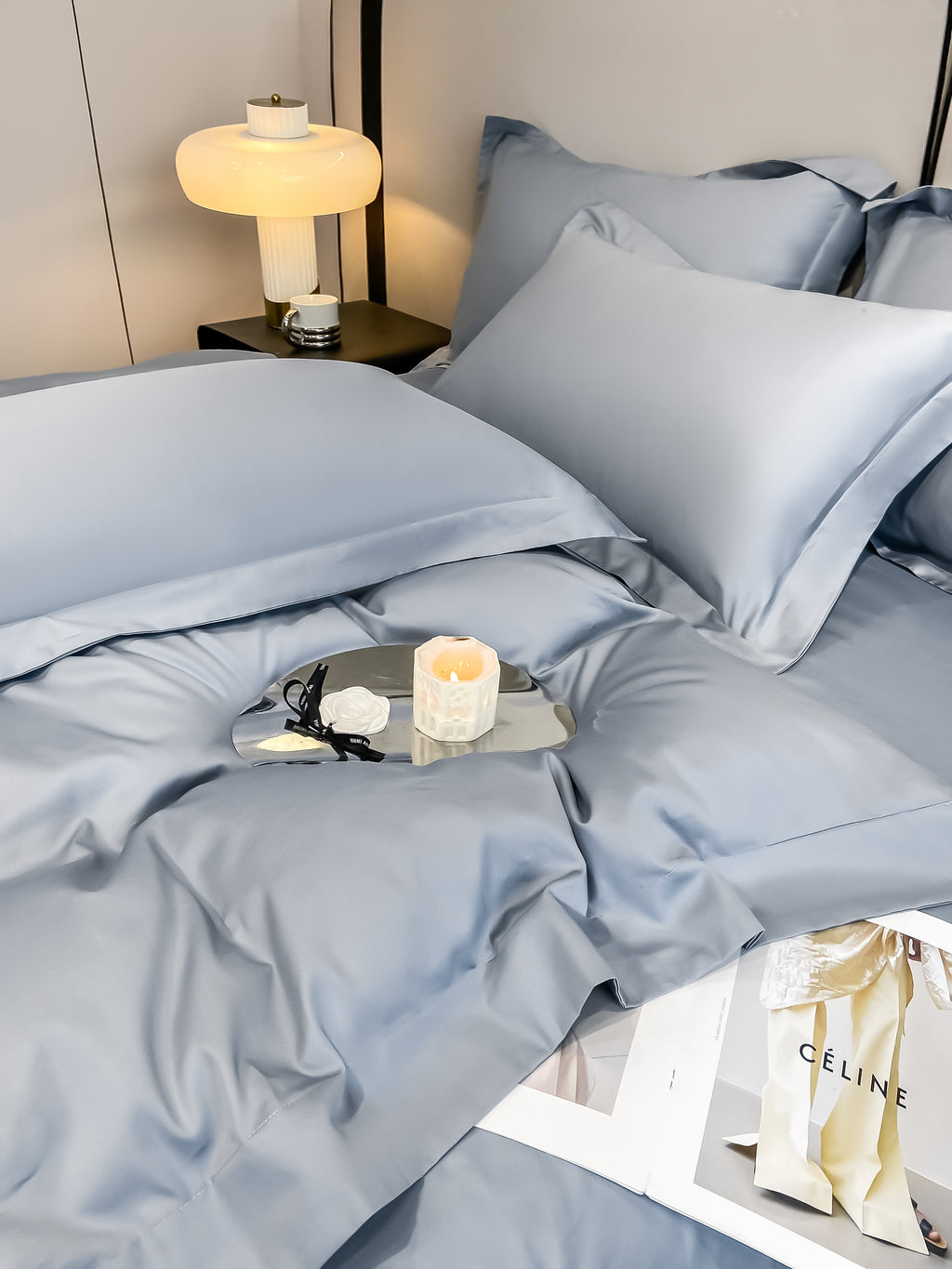 Luxurious and high-end 100-count long-staple cotton four-piece set 09