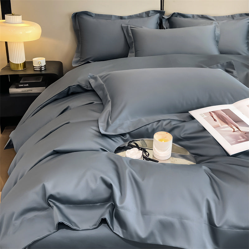 Light luxury and high-end 100-count long-staple cotton four-piece set 02