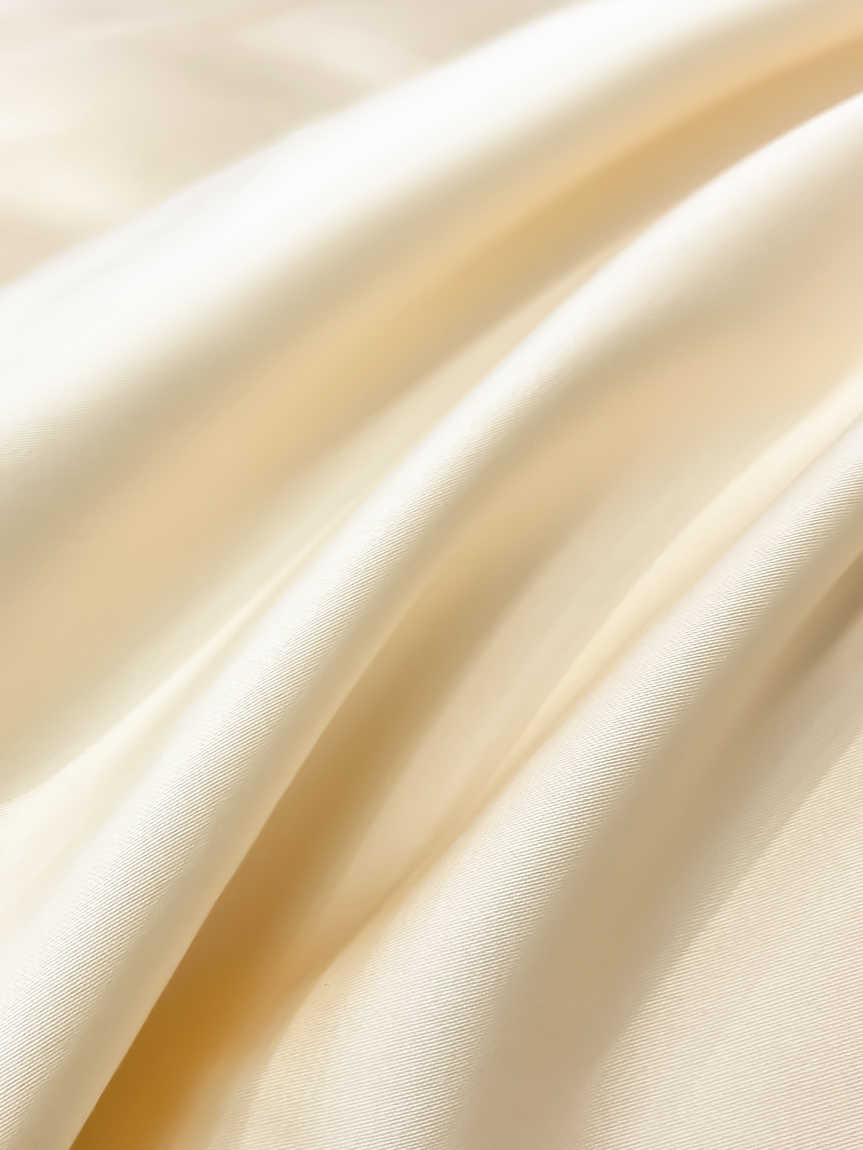 Luxurious and high-end 100-count long-staple cotton four-piece set of pure cotton high-quality bed sheets and quilt covers for sleeping naked——15 cheese yellow