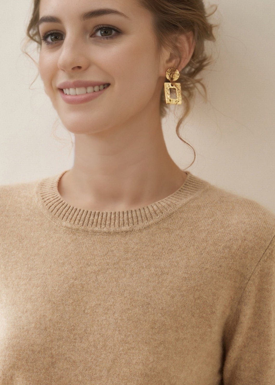 Seamless Woolen Sweater - Women’s 100% Pure Wool Base Layer Knitwear