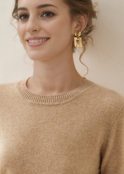 Seamless Woolen Sweater - Women’s 100% Pure Wool Base Layer Knitwear
