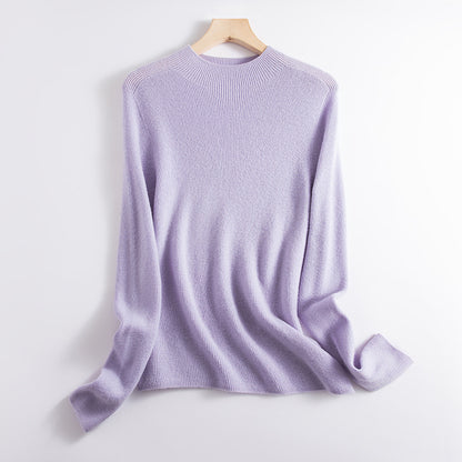 Half-Turtleneck Wool Base Layer Sweater 010