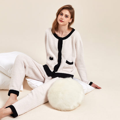 Soft cloud touch feeling minimalism style pajama set