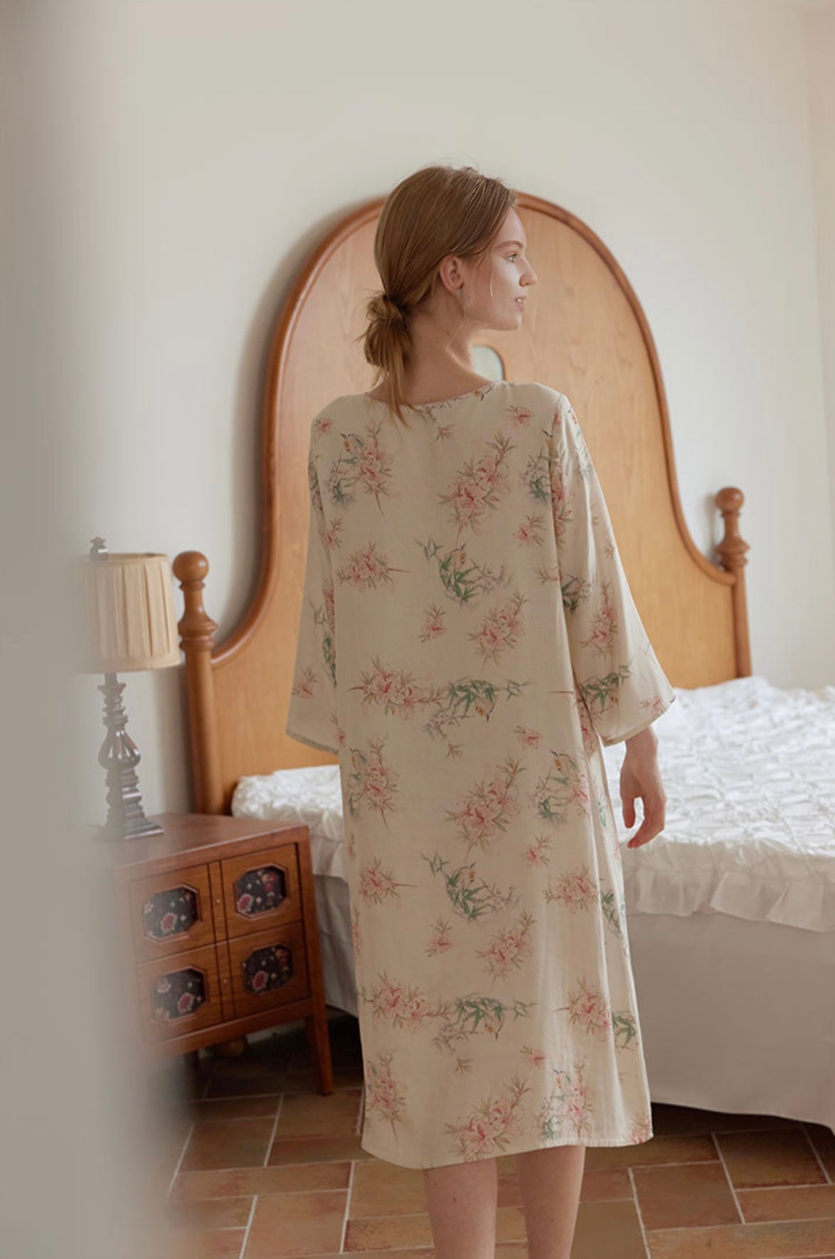 Luxe Bamboo Gauze Slip Dress