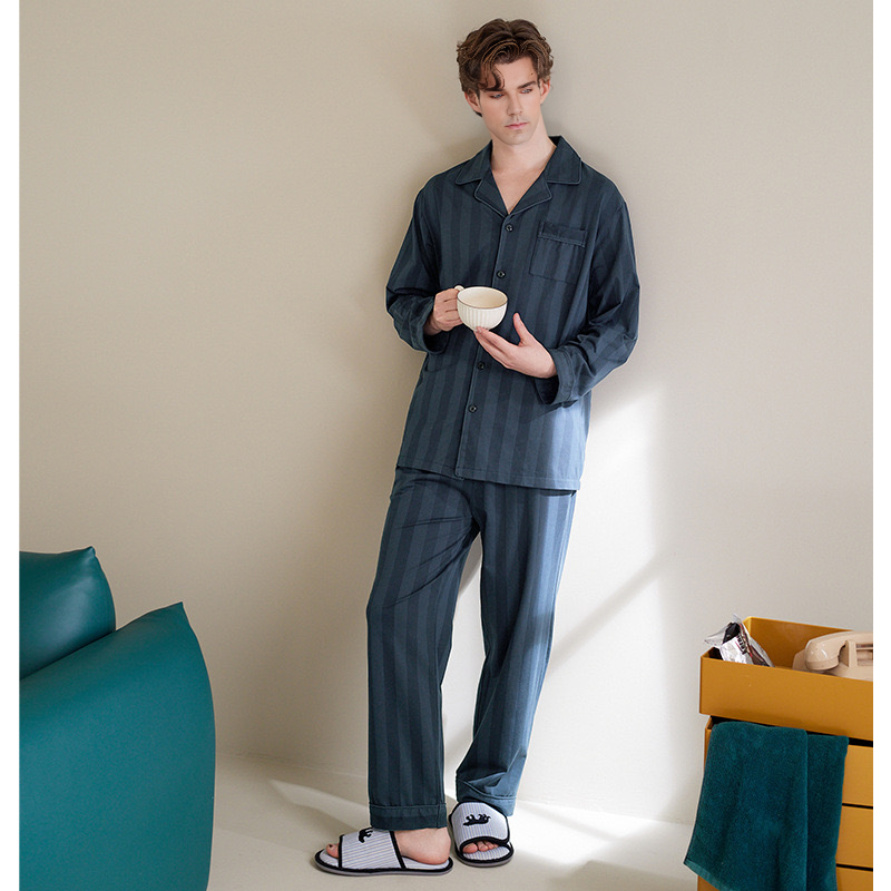 Men's pure cotton pajama set