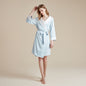 Rhinestone silky luxury robe