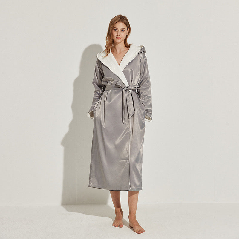 Winter Hooded Nightgown