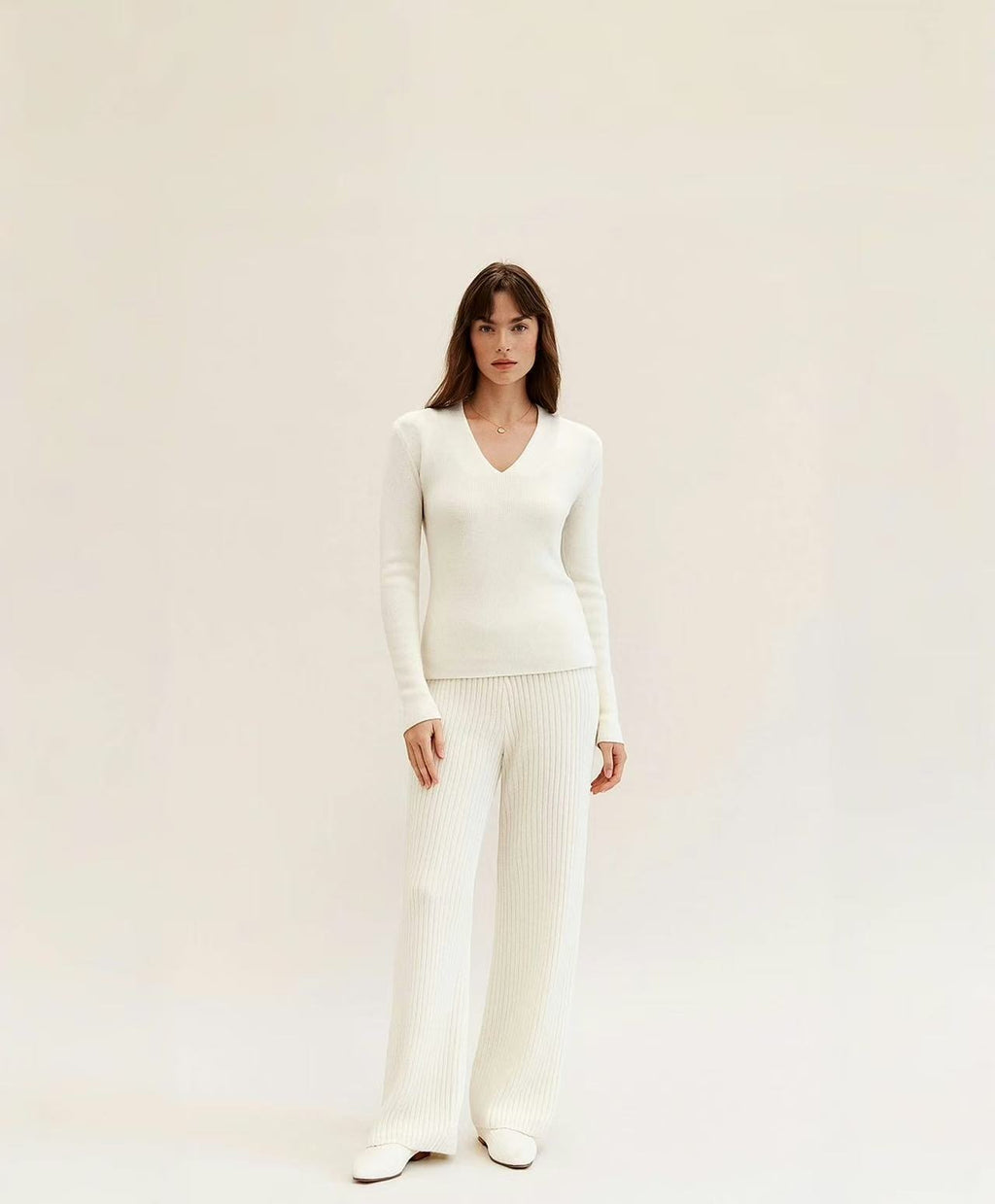 Relaxed-fit cashmere trousers