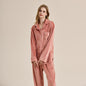 Double-sided island velvet pajamas plus velvet thickening warm suit