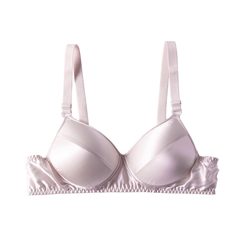 100 mulberry silk bra French-style