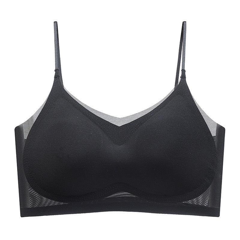 Ultra-thin Seamless Women's Underwear, Wireless Strap Bra with Comfortable Breathable Design for a Beautiful Back