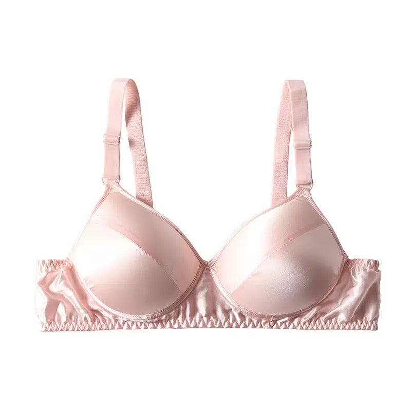 100 mulberry silk bra French-style