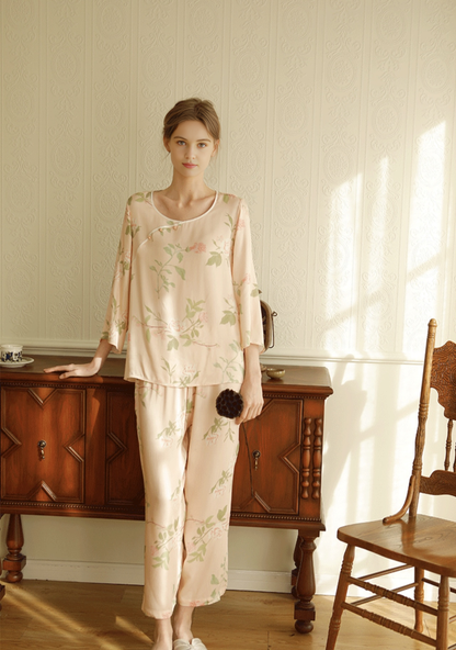 Luxe Bamboo Gauze Slip Pajama Set