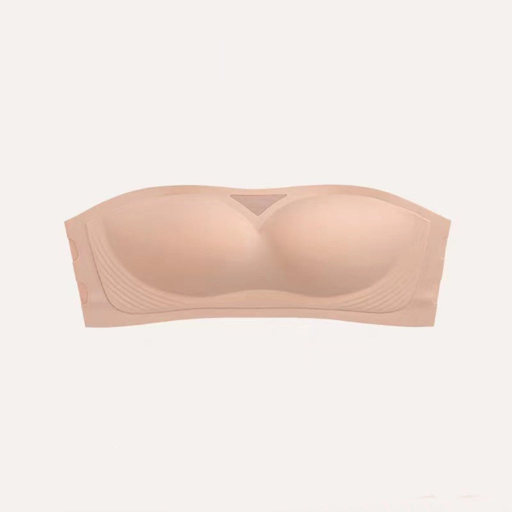 Seamless strapless bra