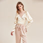 French Chic Satin Blouse
