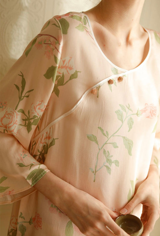 Luxe Bamboo Gauze Slip Pajama Set