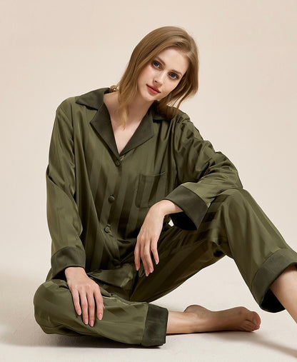 Fleece-Lined Thickened Homewear Long-Sleeve Set