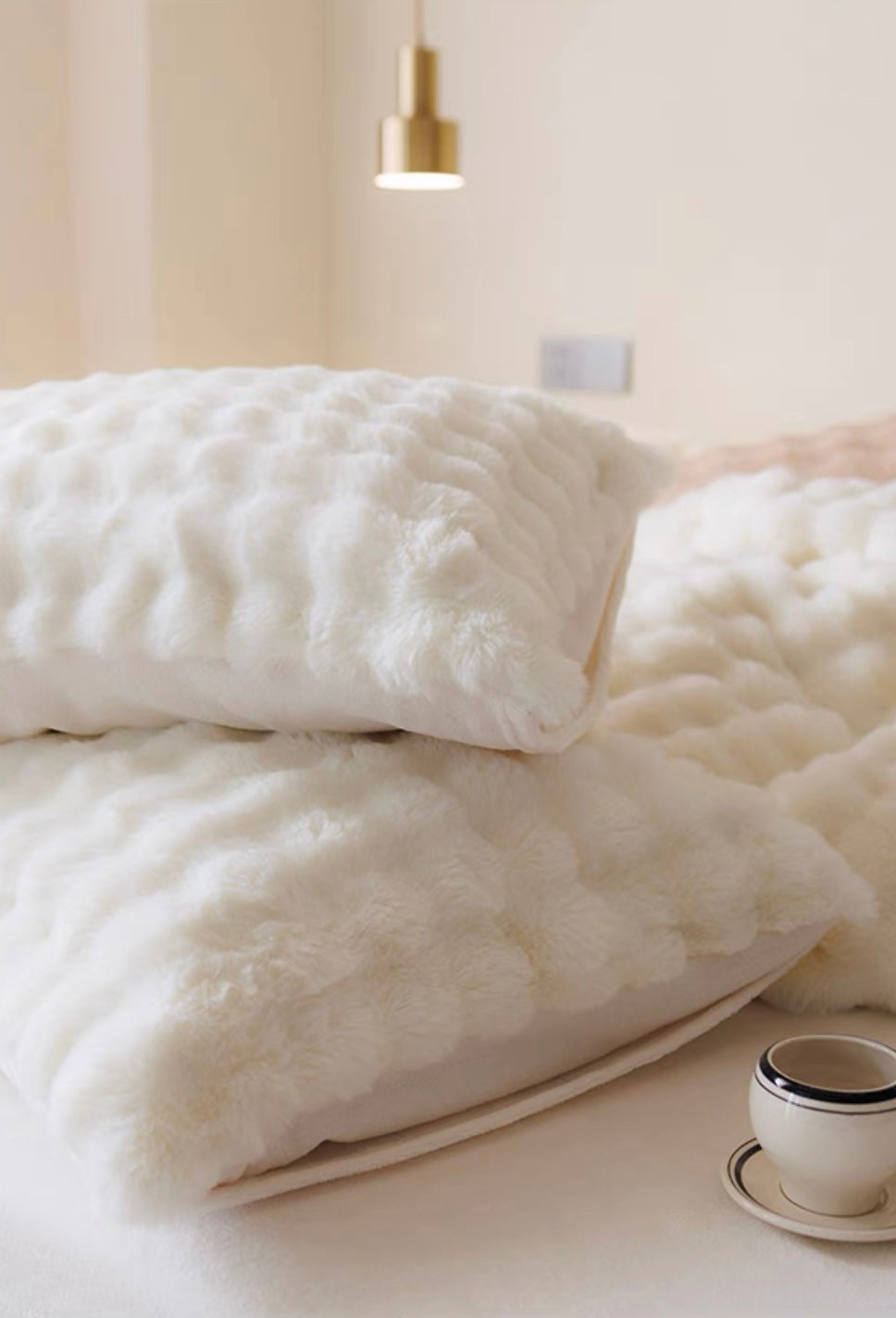 Winter luxury high-end bedding set: Double-sided plush