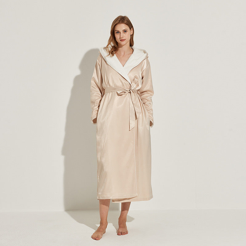 Winter Hooded Nightgown
