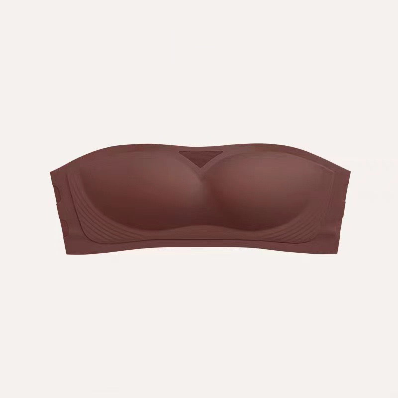 Seamless strapless bra