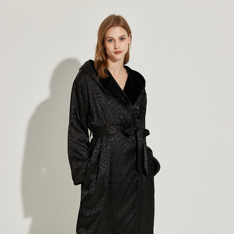 Winter Hooded Nightgown