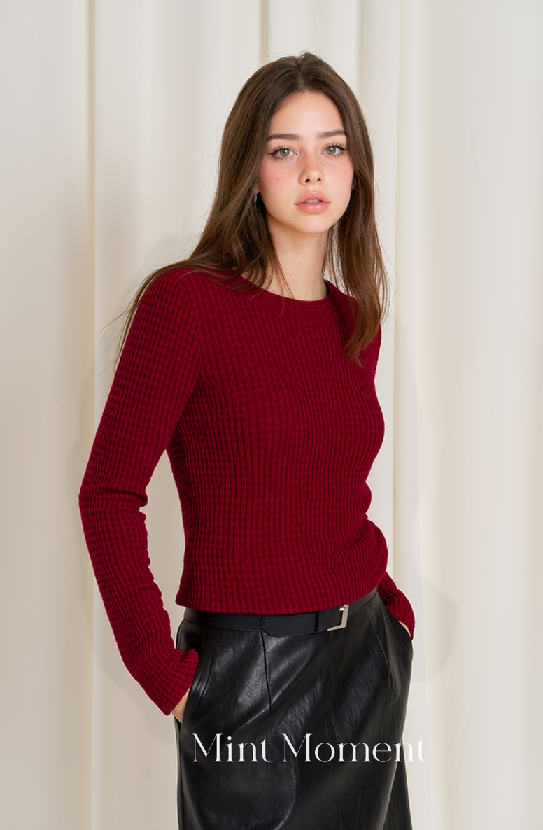 Pure Wool Stretch Knit Undershirt – Soft Base Layer