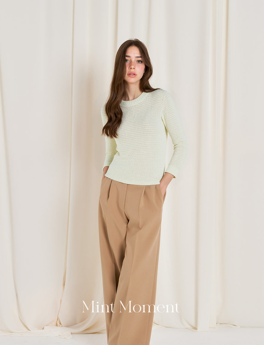 Pure Wool Stretch Knit Undershirt – Soft Base Layer