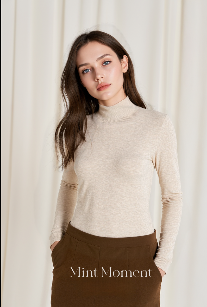 Seamless One-Piece Wool Sweater