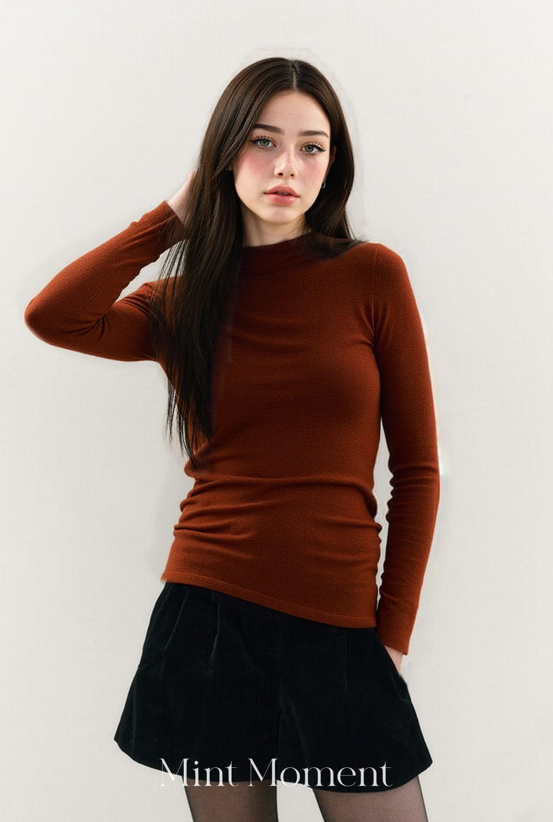 Pure Wool Stretch Knit Undershirt 2026