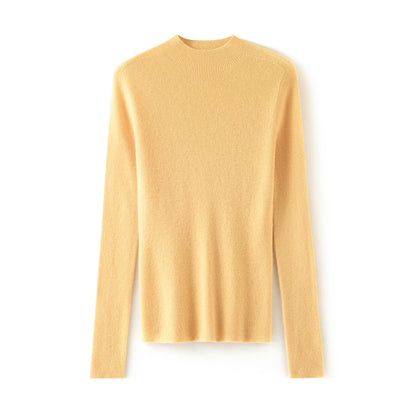 Half-Turtleneck Wool Base Layer Sweater 010