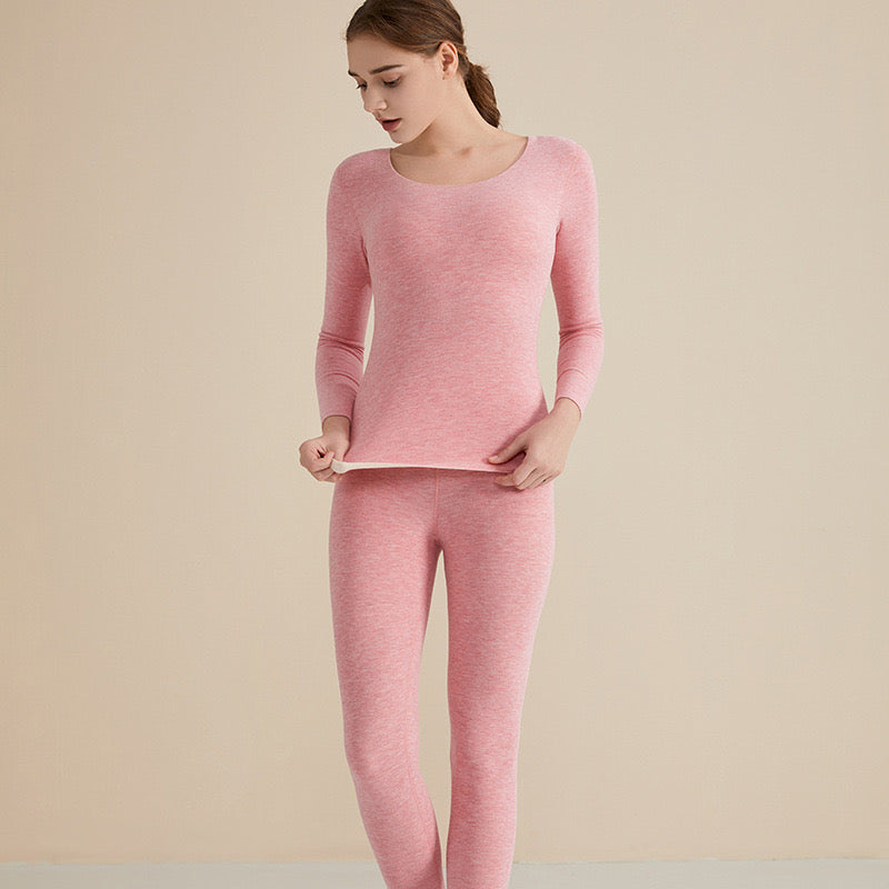 2024.1011 Double-sided Mulberry Silk Thermal Underwear Set