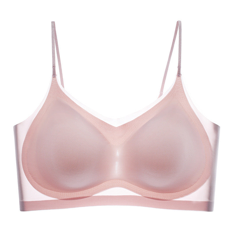 Ultra-thin Seamless Women's Underwear, Wireless Strap Bra with Comfortable Breathable Design for a Beautiful Back