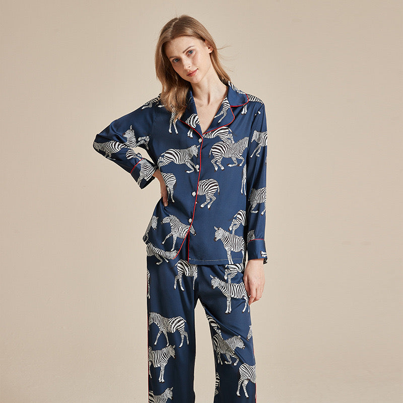 Satin soft and skin-friendly thin pajama set