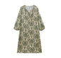 Forest-Inspired Cotton Sateen Pajama Set – Long Sleeve