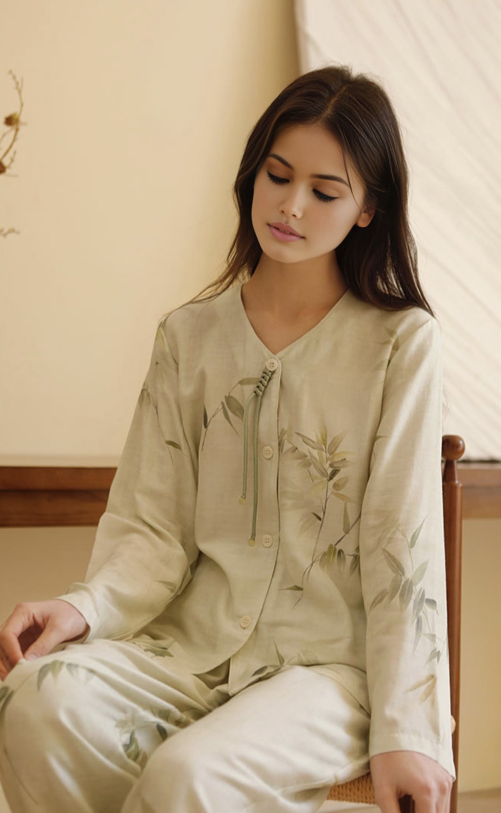 Loungewear Made of Double-Layer Bamboo Fiber Gauze